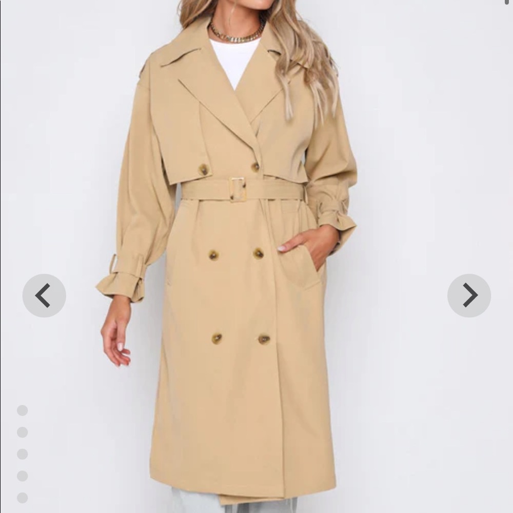 NWT Beginning Boutique Trench Coat